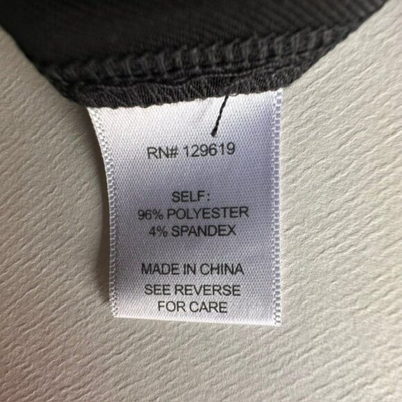 Allie Rose Black wide leg trousers Women's Size Large - Picture 7 of 10